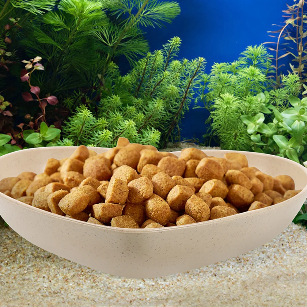 

10 Pcs Crab Food Plate Reptile Feeding Bowl Dish Snails Water Pp Bowls Pet