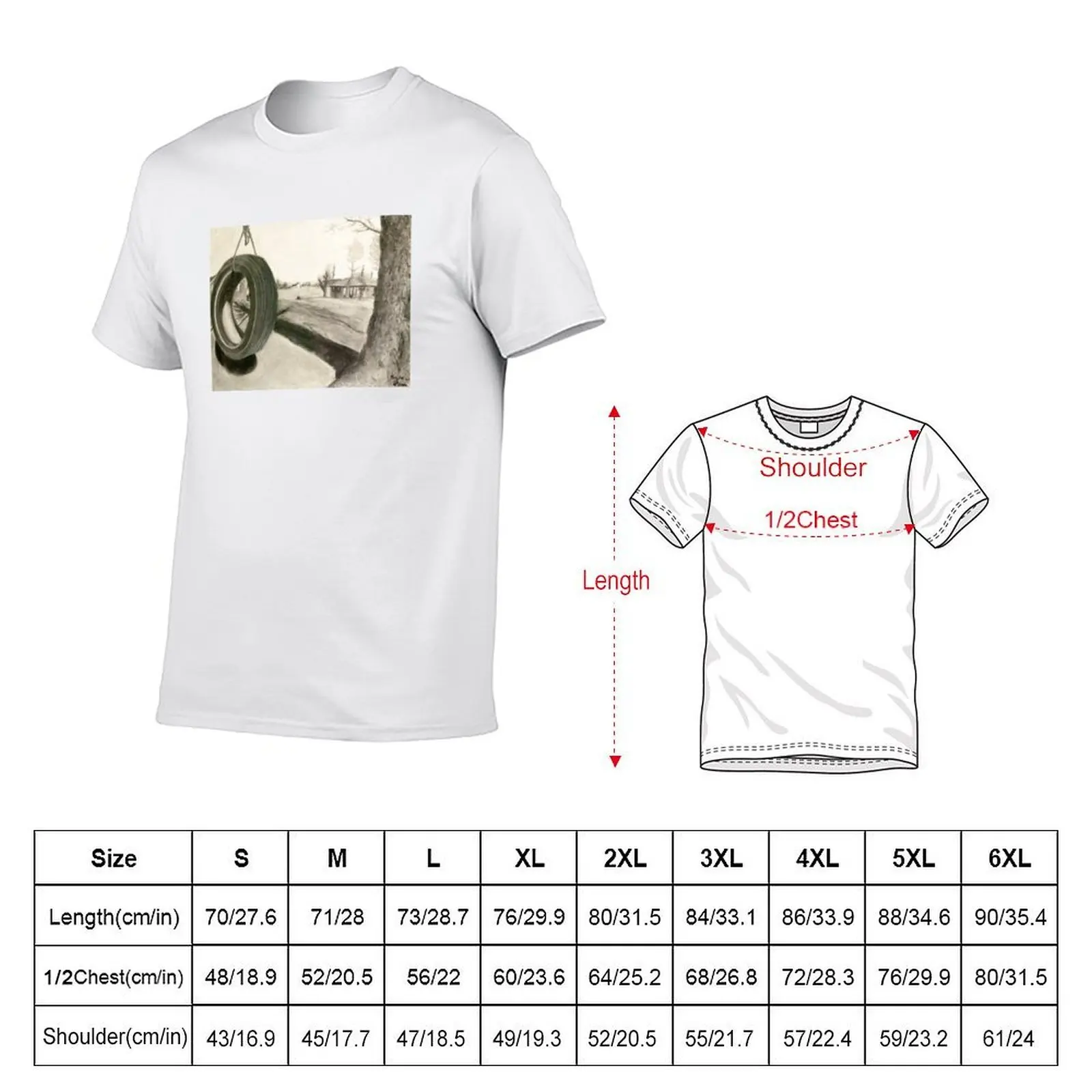 Tire Swing T-Shirt Work Outdoor Short Sleeve Tee