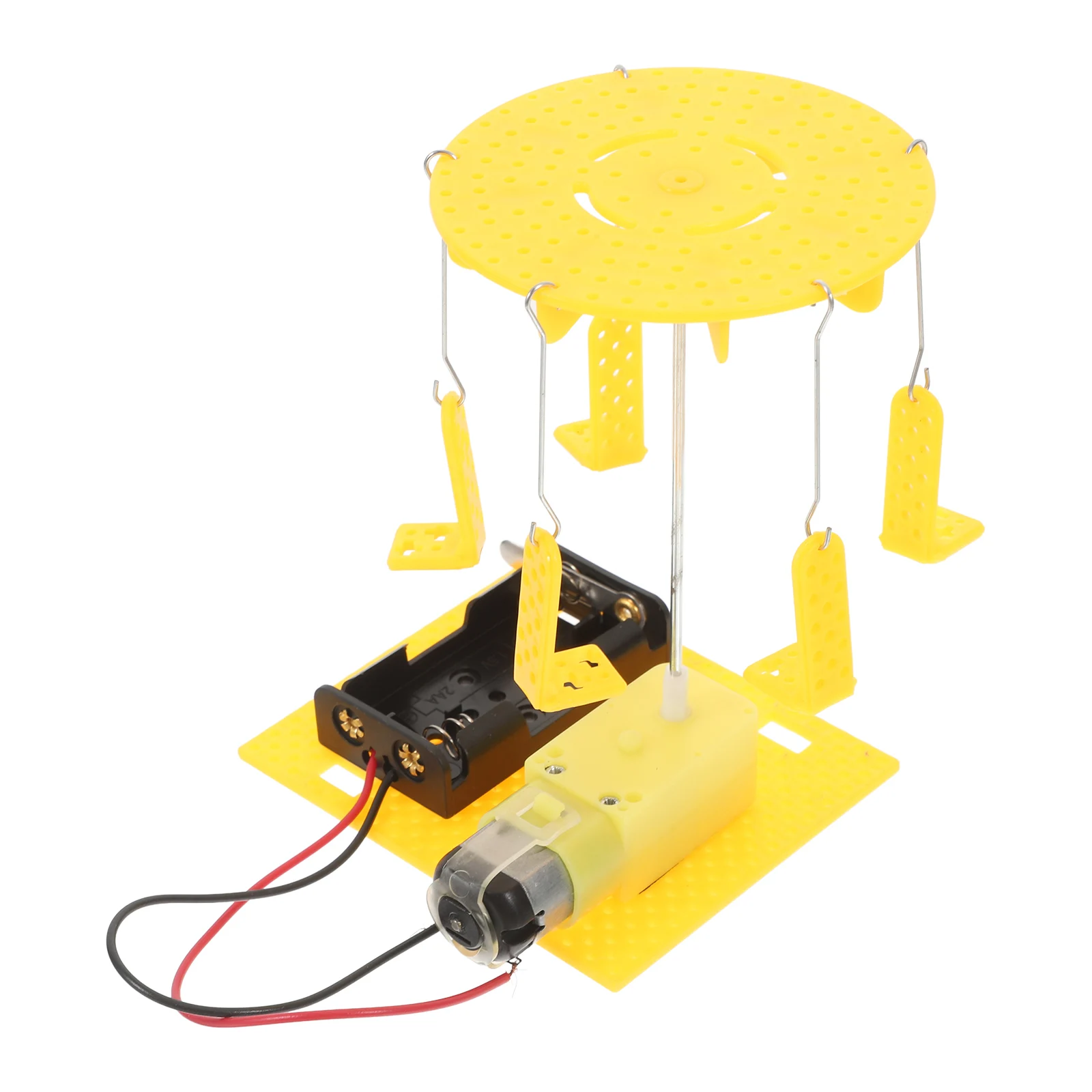 Kit de brinquedo de carro voador rotativo, projeto científico elétrico, modelo de montagem artesanal, conjunto experimental, cadeira voadora