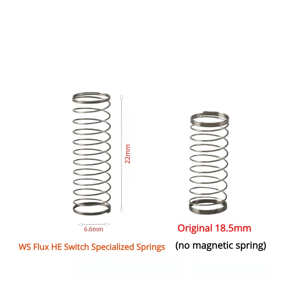 22mm Extended Spring 28g 35g 80g Lubricated Springs For WS Flux HE Switch Specialized Springs