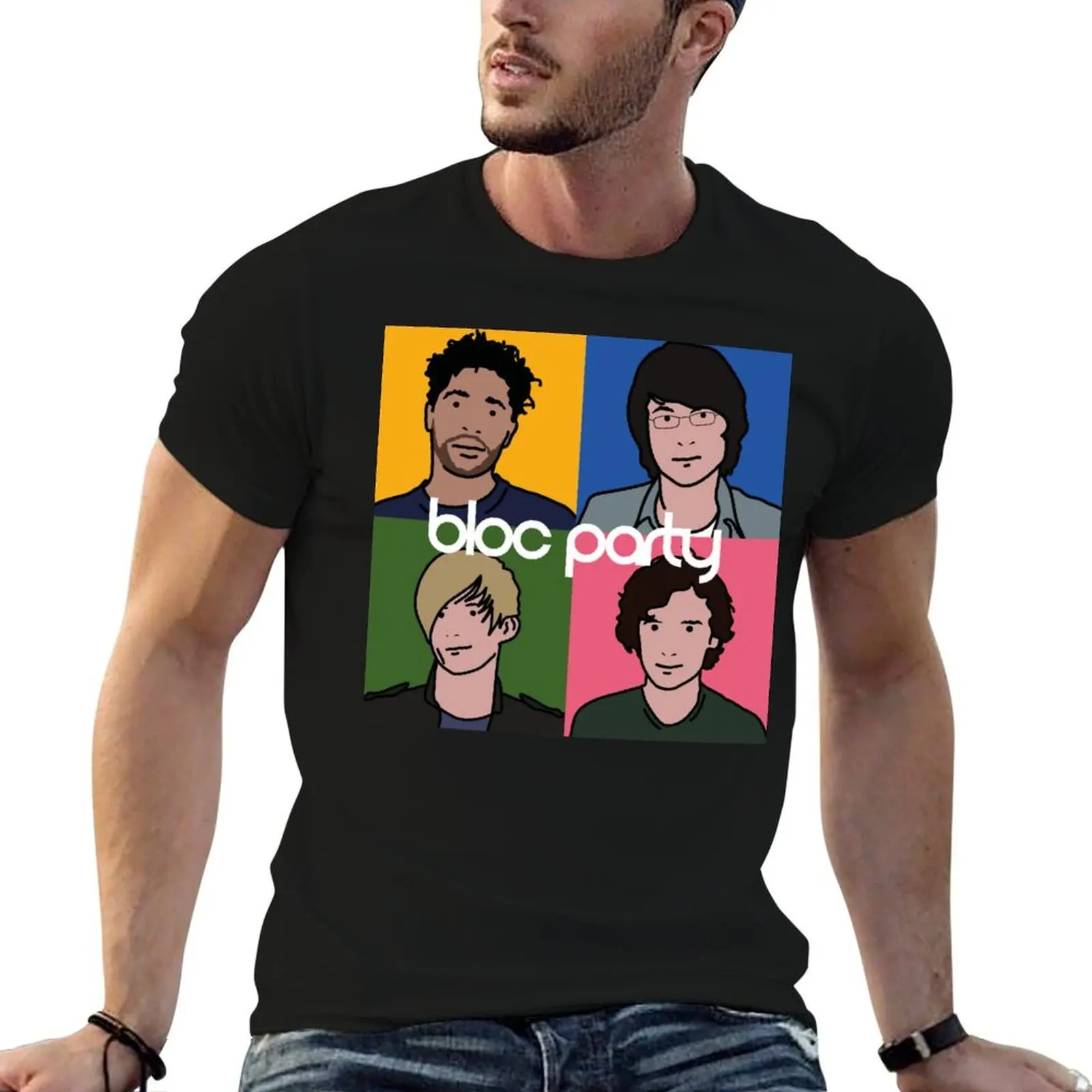 

Bloc Party [Original Line-Up] T-Shirt man t shirts for men man tshirt T-Shirt