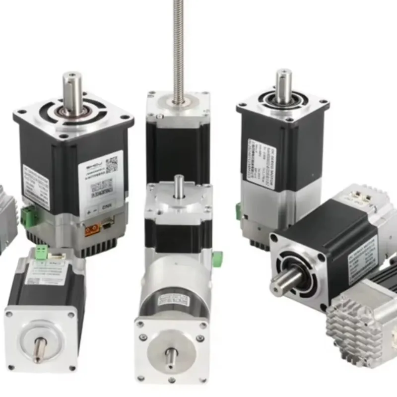 

Новый интегрированный однофазный серводвигатель постоянного тока 57 мм Nema23 24В 120Вт с абсолютным энкодером 17 бит