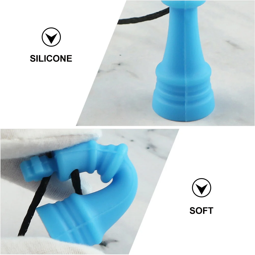 

4Pcs Baby Teething Necklace Silicone Chess Shape Chew Pendant Assorted Color Molar Teether Infant Sensory