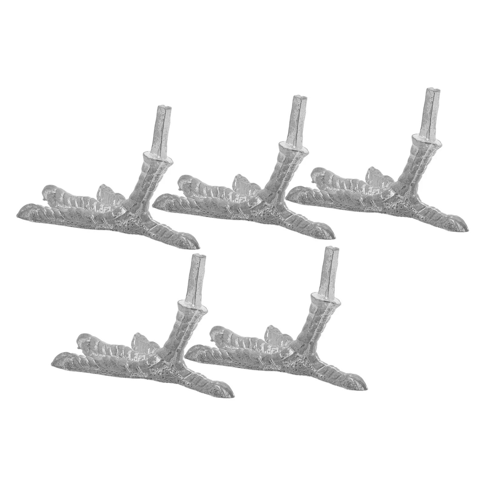 

5 шт. реалистичных металлических лапок для птиц (попугаев), сменные детали для DIY-скульптур, поделок и декоративных изделий