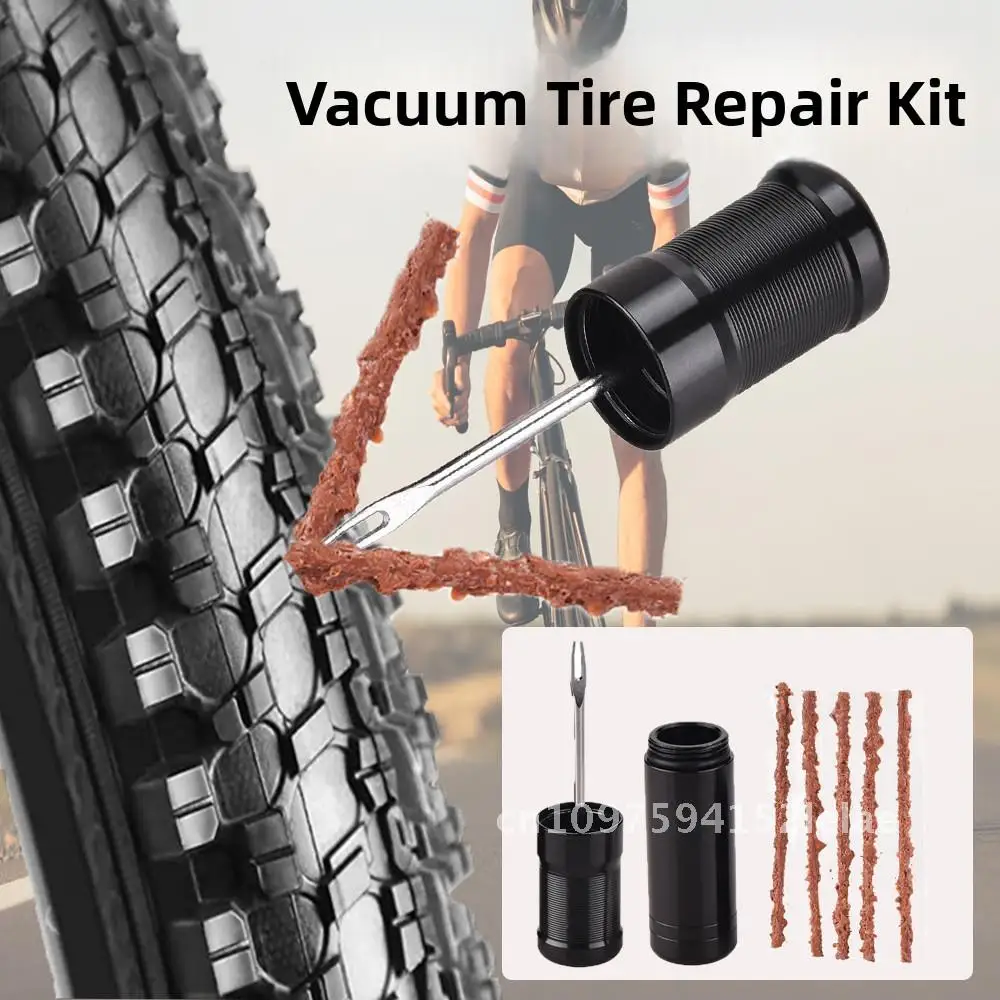 

Bicycle and motorcycle repair tools, fork drill bit, vacuum tire repair rubber strip