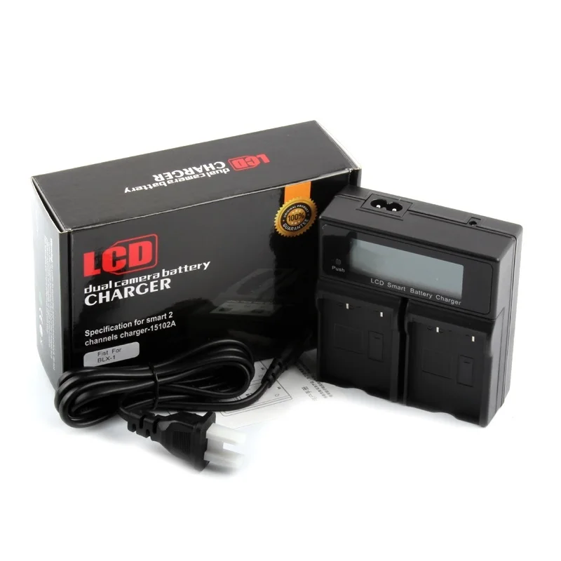 

Suitable for Olympus OM SYSTEM OM1 Micro Single Camera Battery BLX1 Dual Charge Charger BLX-1 Seat Charger