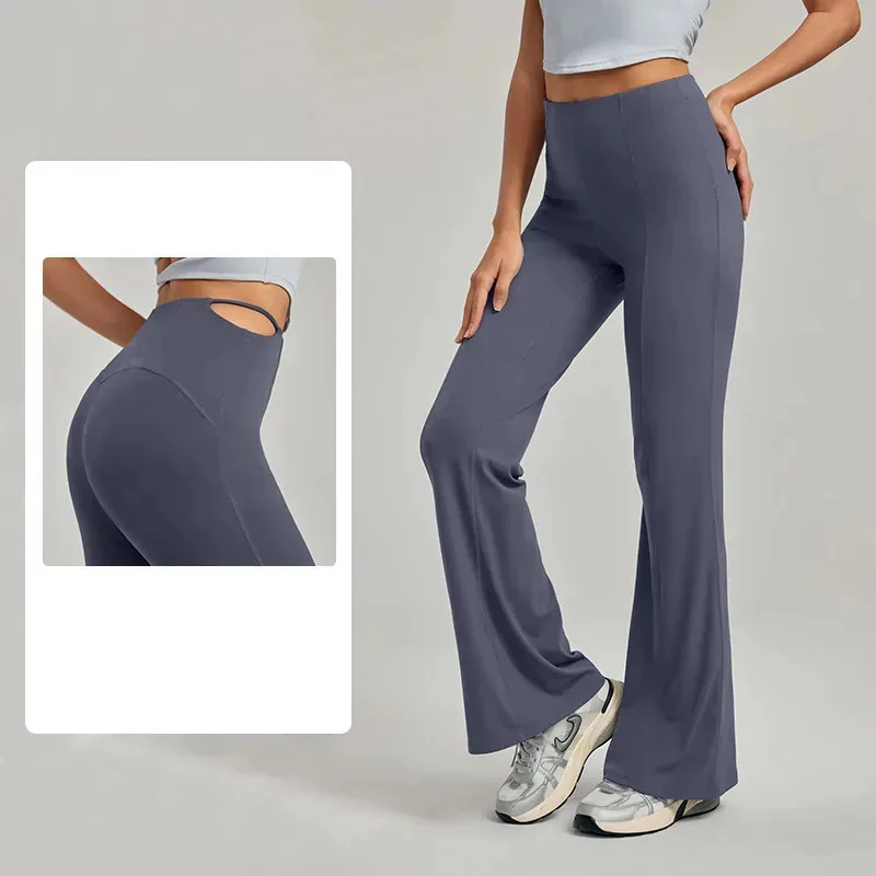 Slimming And Micro Flared Yoga Pants, Sexy And Versatile, Casual, Small And Tall, Bell Shaped Pants, High Stretch Fitness