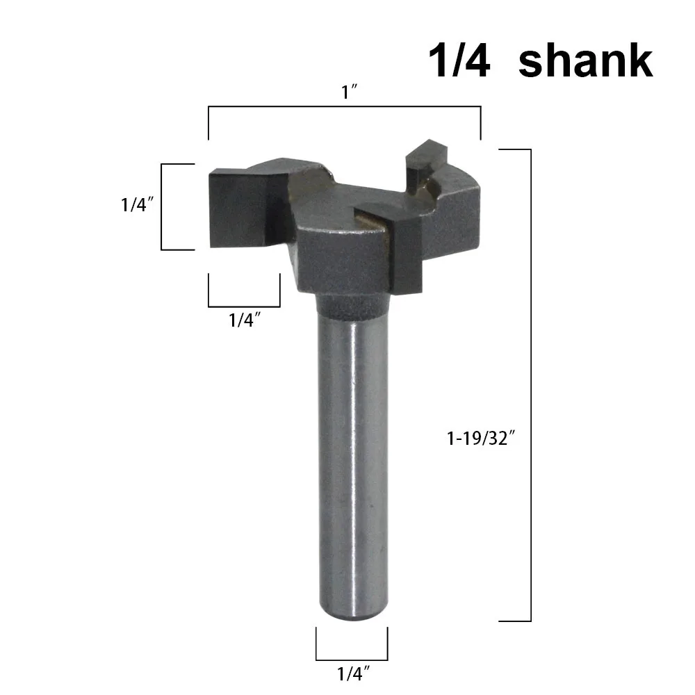 3 flety 1/4 \'6mm frez trzpieniowy, CNC psucie powierzchni routera, płyta spłaszczania frez do drewna, narzędzia do obróbki drewna