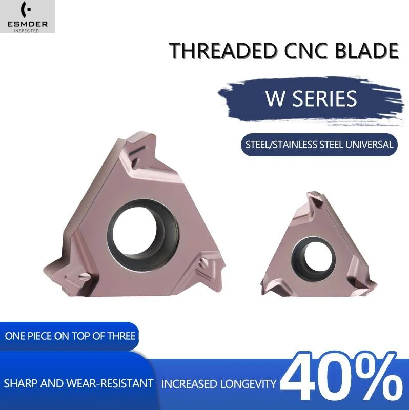 

16ERM 16IRM 11W 14W 19W Threading Turning Blades Carbide Inserts CNC Lathe Cutter Tools For Stainelss Steel External Teeth Knife