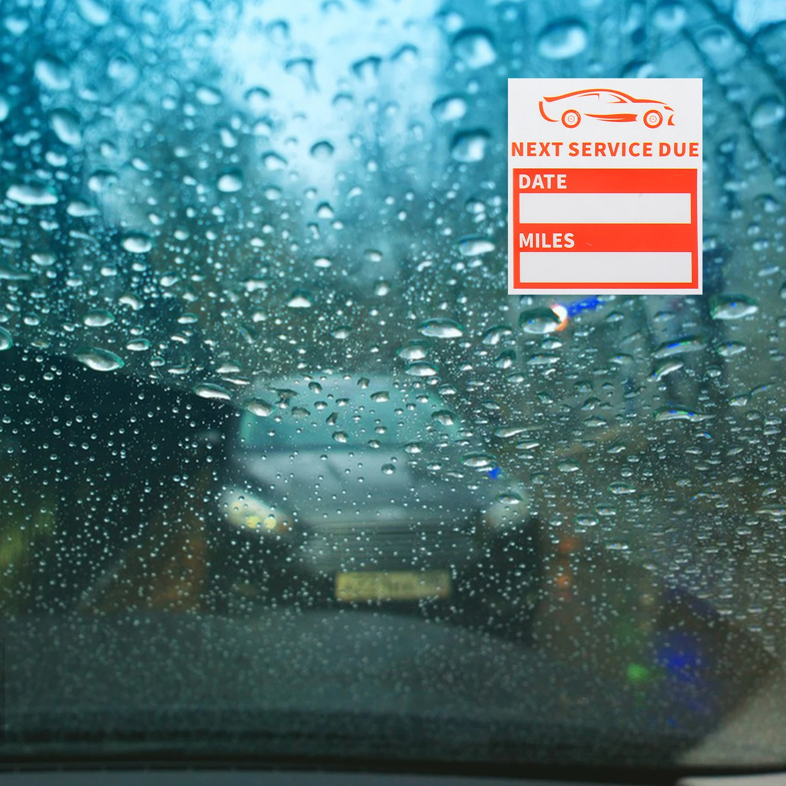 

Service Expiration Stickers 10 Sheets Custom Labels Envelope Seal Static Paper Oil Change Reminders Waterproof Pet Material