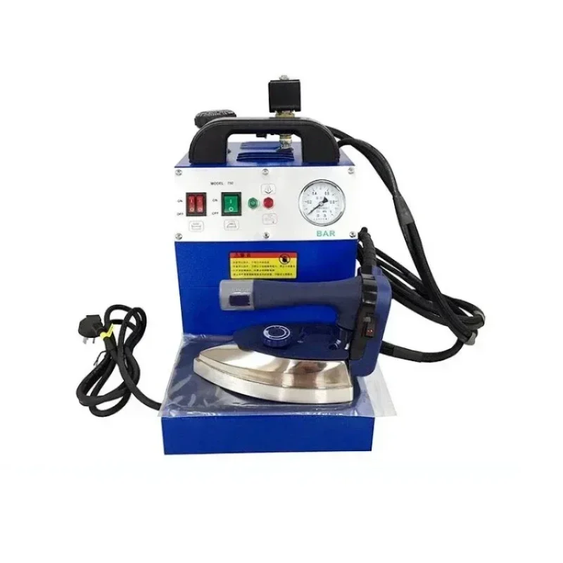 Botella colgante de hierro de alta potencia, plancha eléctrica Industrial de vapor/caldera antigua, limpiador en seco de cortina de ropa de hierro presurizado