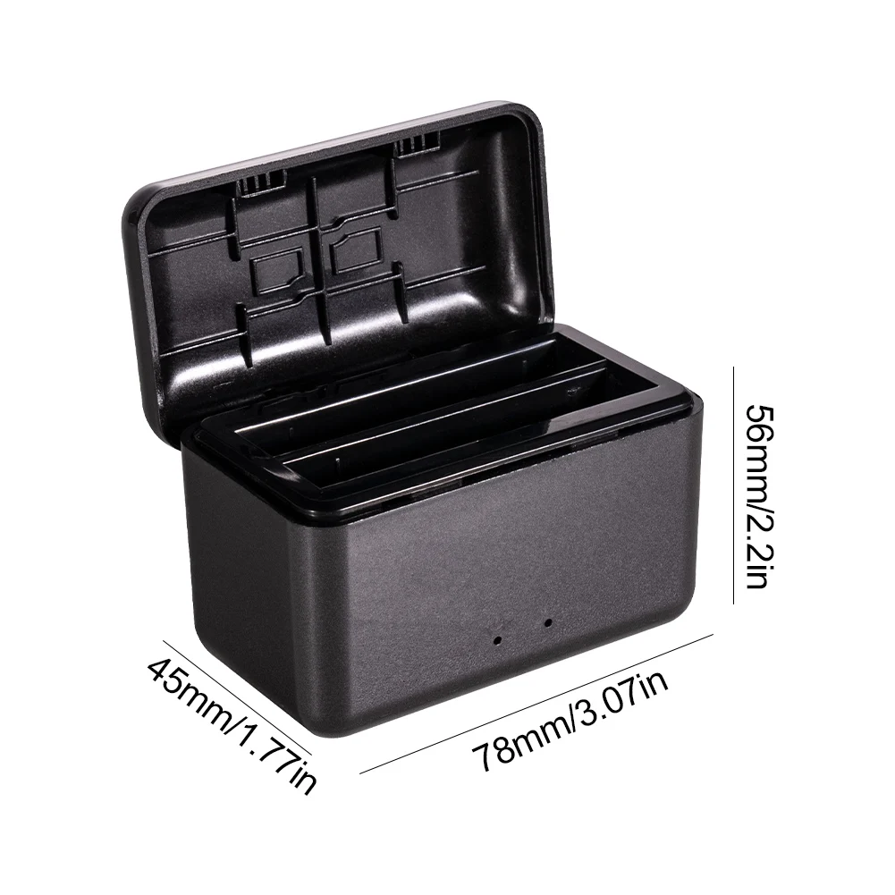 Boîte de charge de batterie pour Insta360, concentrateur de chargeur de batterie à 2 canaux, charge rapide aste USB, accessoires de concentrateur
