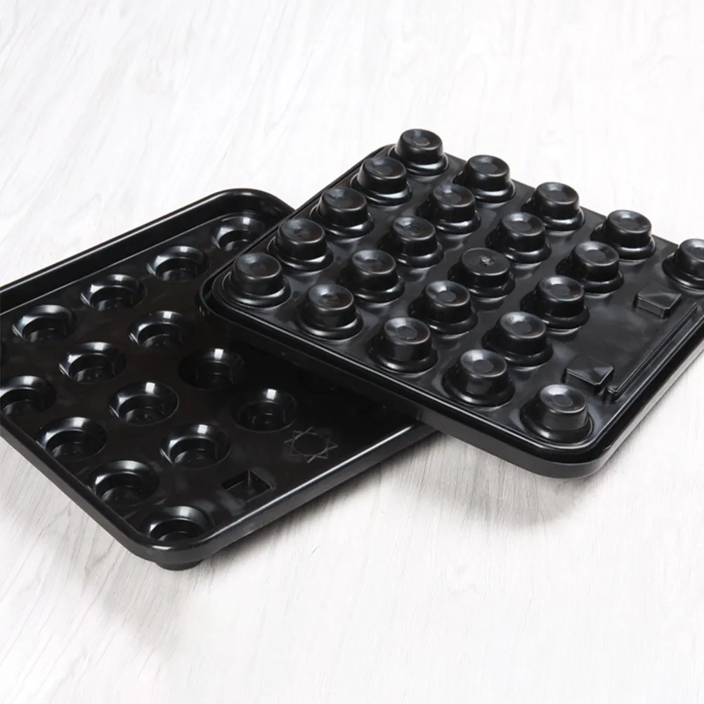 

22 Balls Plastic Pool Tray Secure Fit Billiard Carrying Storage for Game Room Setup Billiard Accessories Pool Tray