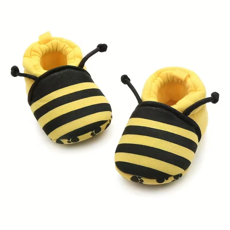

Spring and Autumn Style 0-1 Year Old Baby Cute Cartoon Bee Cloth Bottom Baby Walking Shoes Floor Shoes