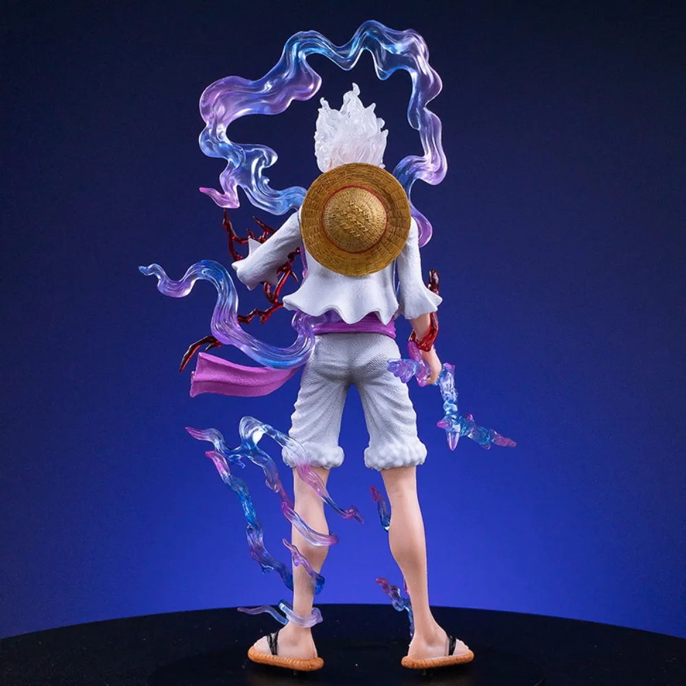 21cm One Piece Anime figure Luffy GEAR 5 Figurine Nika Luffy Sun God Action Figures Collectible Model Toys Gift image 3