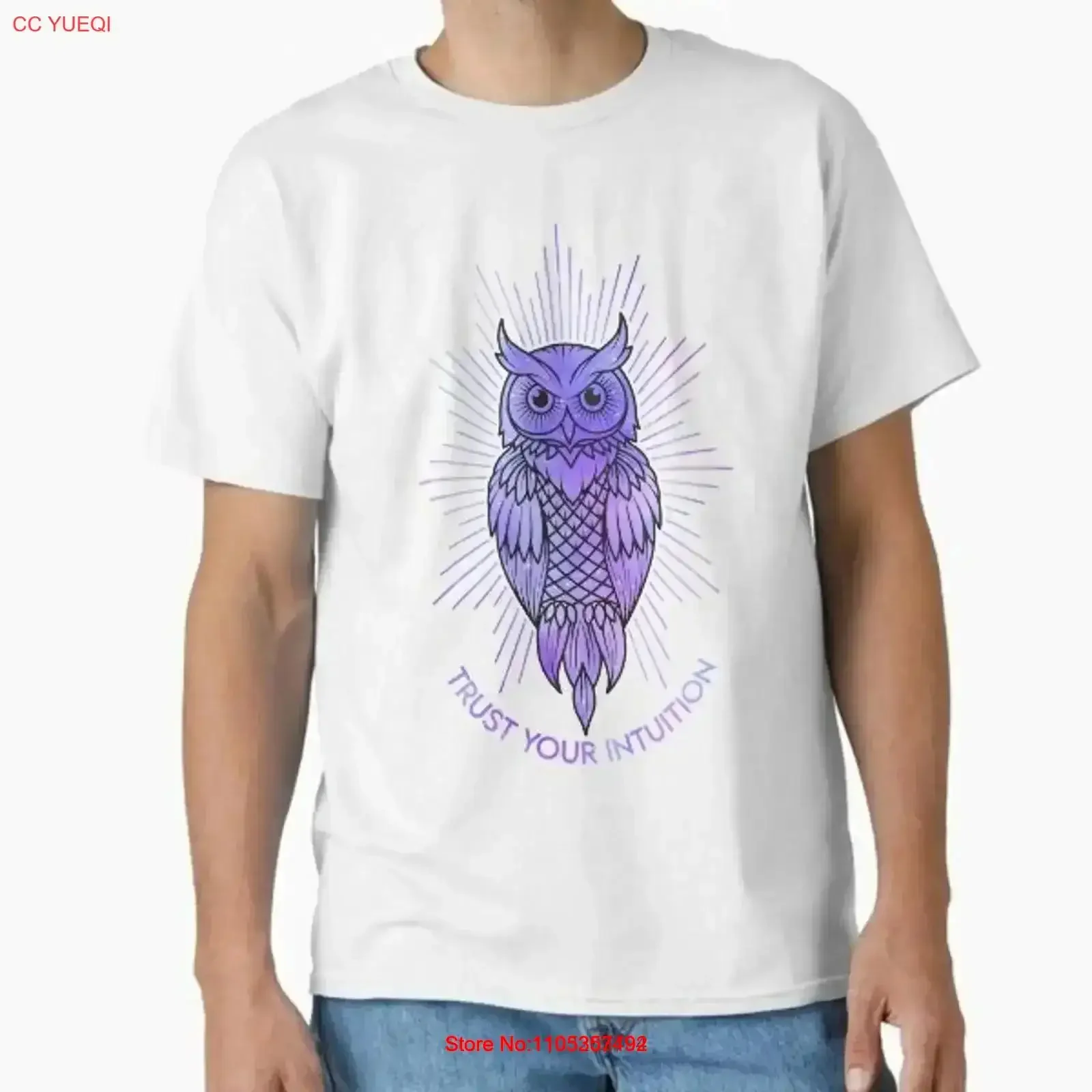 Trust Your Intuition Owl T Shirt Classic Shir Made in US AUS Size S 2XL vintage Washed Slightly Top For Everyday Wear vintage
