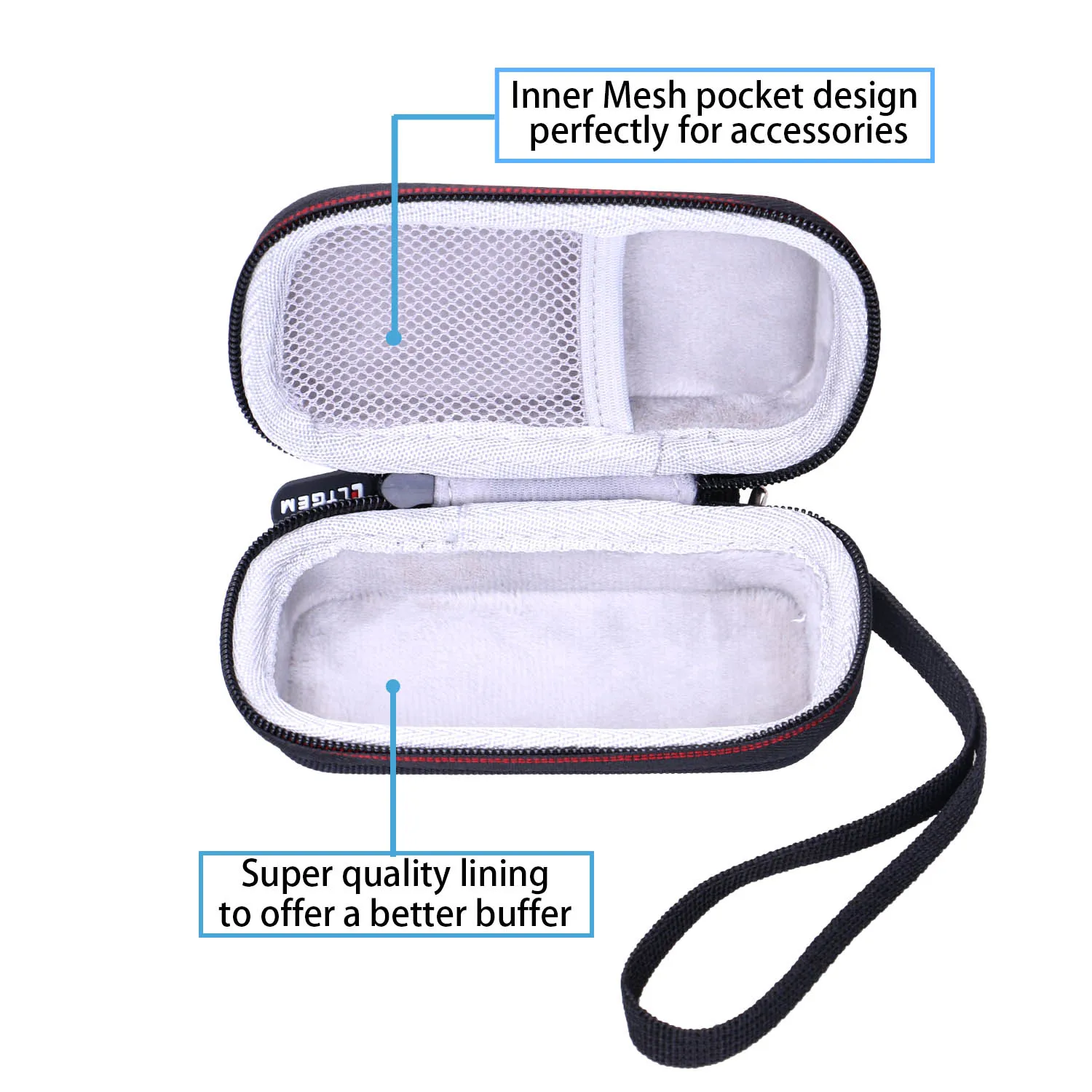 حافظة شاشة LTGEM EKG لشاشة EMAY المحمولة EKG EMG-10 ملحقات حقيبة حمل التخزين لشاشة EKG #3