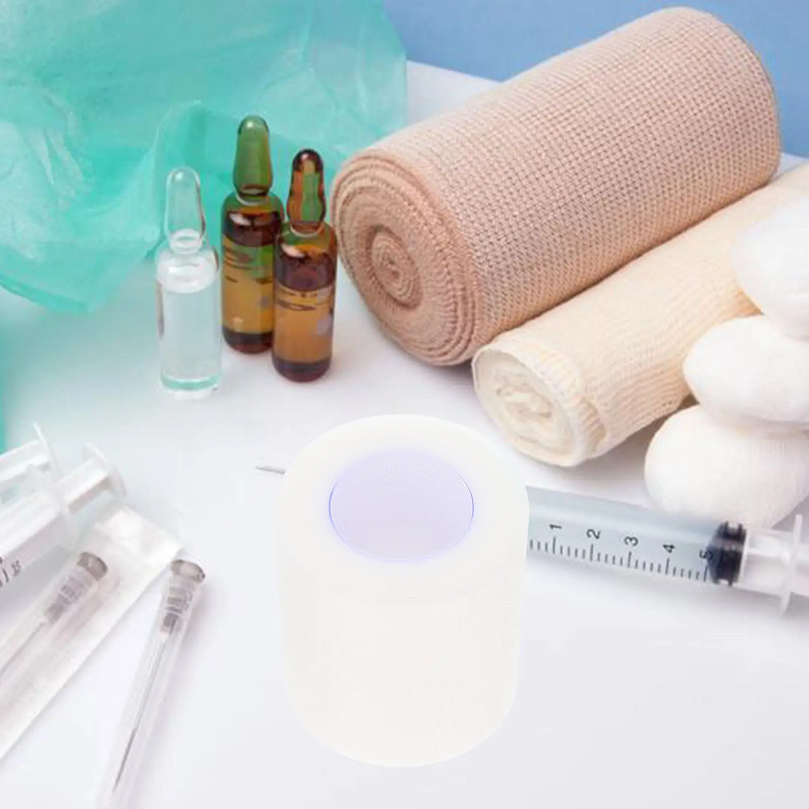 

6 рулонов клейкой медицинской ленты для ухода за ранами, фиксации игл, хирургического применения, отрывной, чувствительный к давлению, безопасный для кожи, дышащий