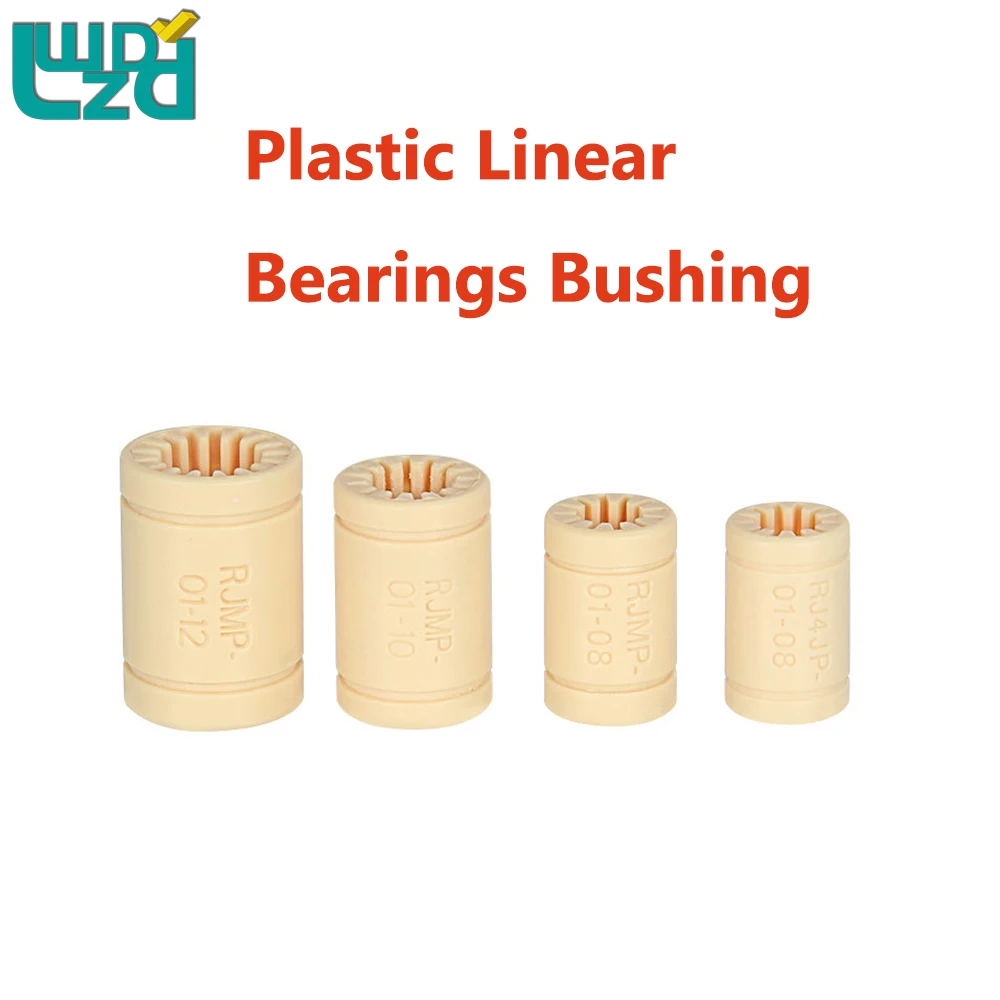 2/4pcs RJMP-01 RJ4JP Plastic Linear Bearings Bushing Polymer Bearing Shaft  3D Printer Parts for Mendel Prusa Mendel DIY