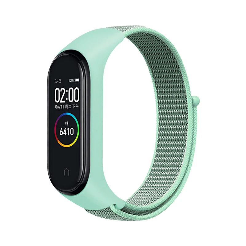 Nylon armband voor Mi Band 8 9 10 band sporthorloge riem Pulsera Correa voor Miband 7 6 5 polsband voor Mi Band 4 3 armband