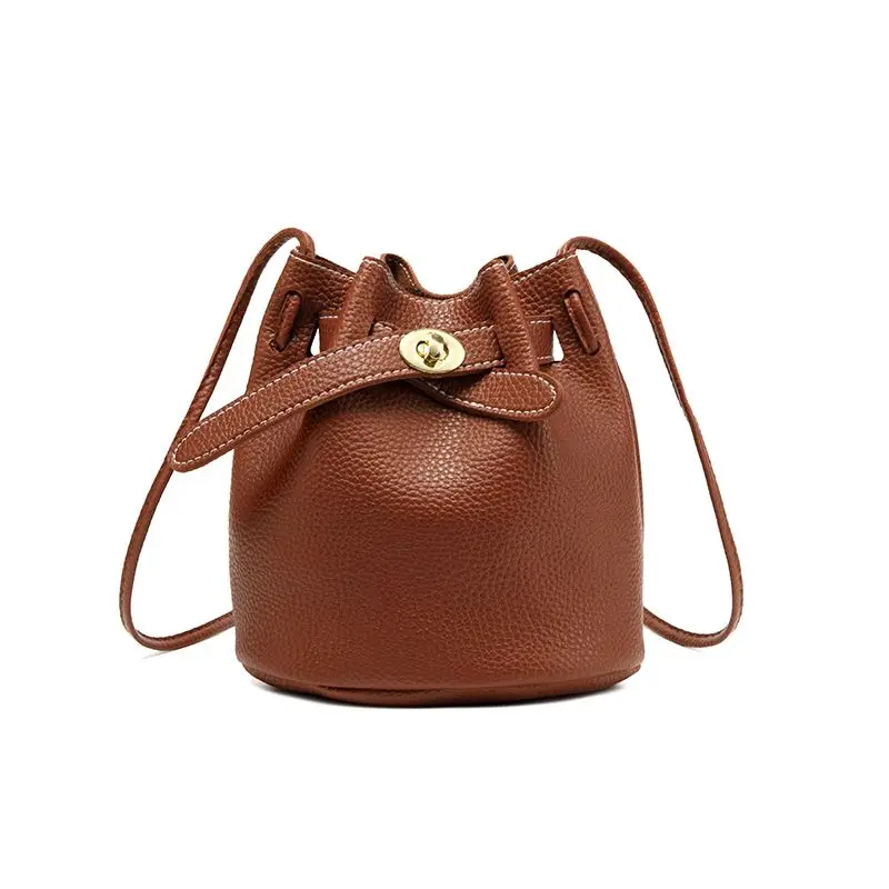 New Fashion Casual Bucket Bag with Large Capacity and Adjustable Strap for Women’s Daily Use