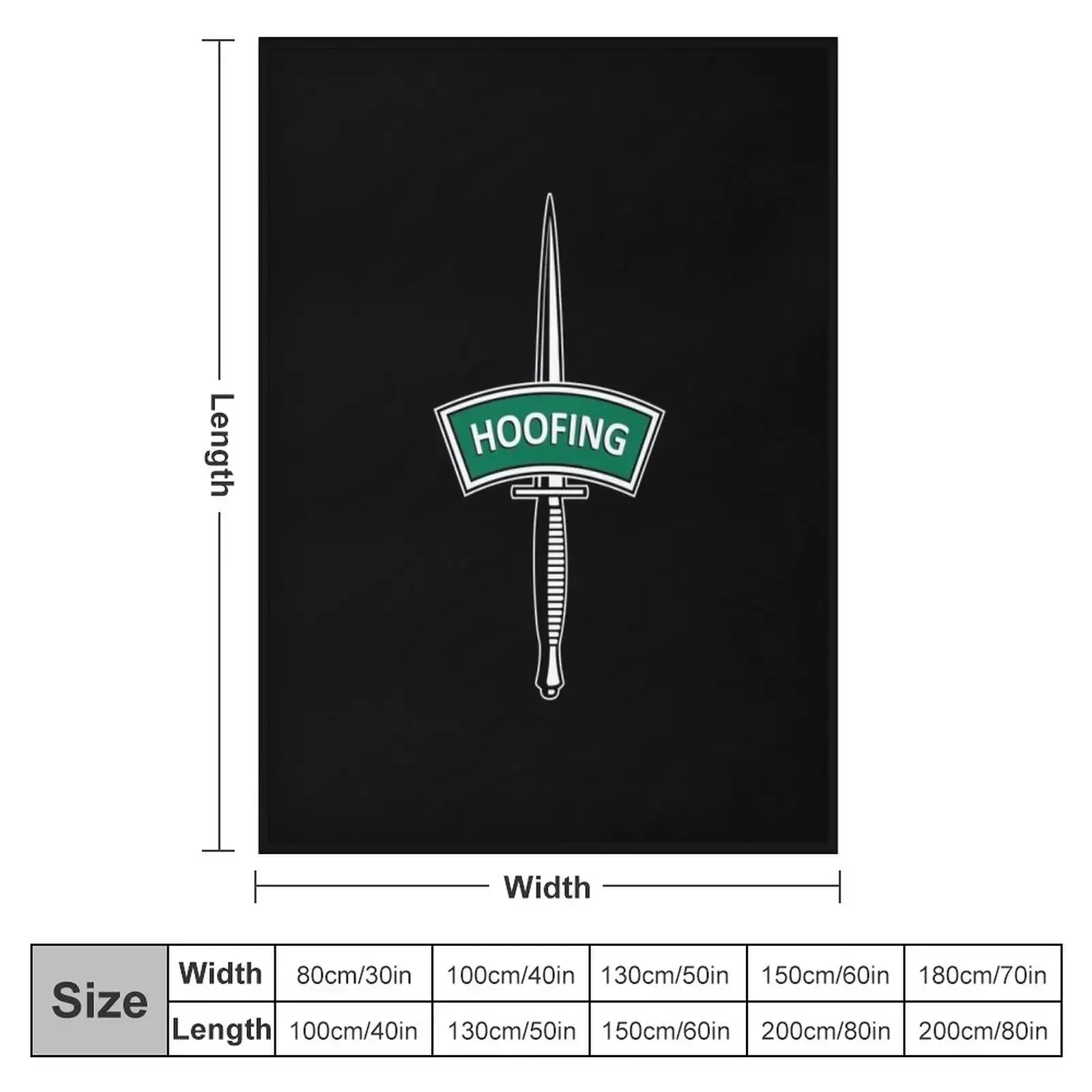 Royal Marines Commando - HOOFING Throw Blanket Beach Plaid cosplay anime Warm Furry Polar Blankets