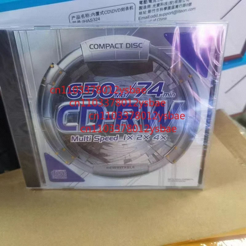 5 個の CD-RW 書き換え可能な CDRW ディスク 650MB 74 分マルチスピード 1X 2X 4X