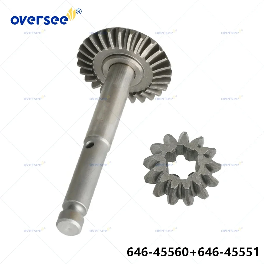 

Oversee 646-45560 646-45551 Передняя шестерня с шестерней для лодочного двигателя Yamaha 2T 2HP 2A Seapro 646-45560-00