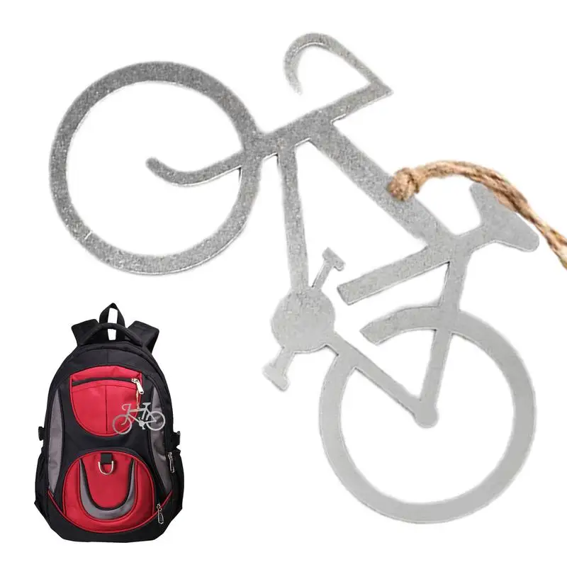 Árvore de Natal flexível portátil ornamento, metal ciclo decoração, flexível com cordas, carro reutilizável, Hangable