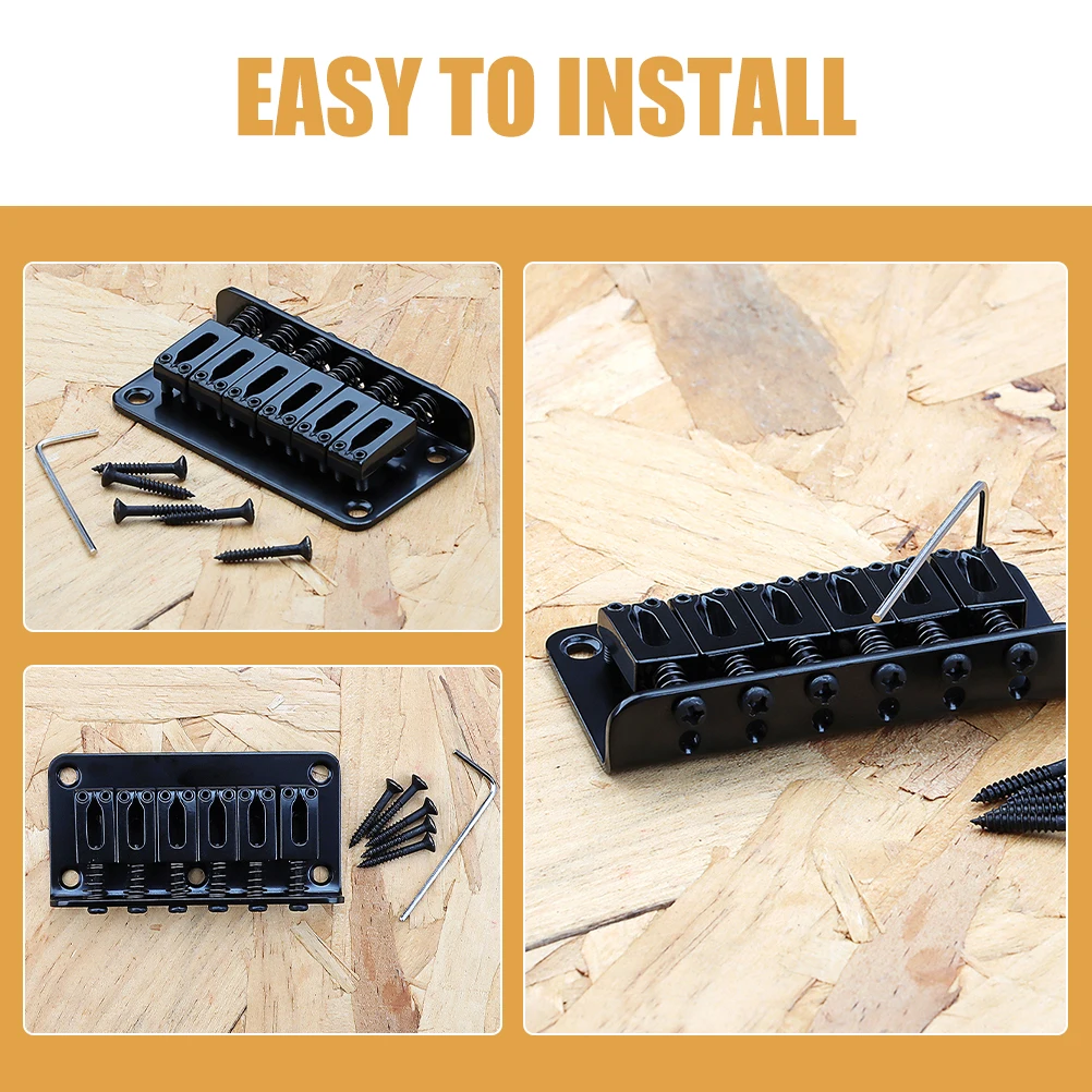 

Guitar Bridge Electric Parts Accessories Saddle Saddles Block for Replacement Tailpiece Guitars