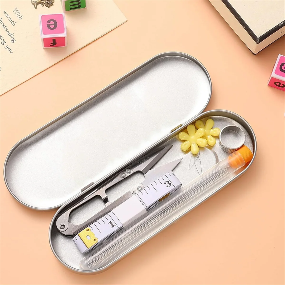 مجموعة إبر الديكور A79G 74 قطعة لصنع المجوهرات، بما في ذلك أحجام وأنواع مختلفة من إبر الديكور #4