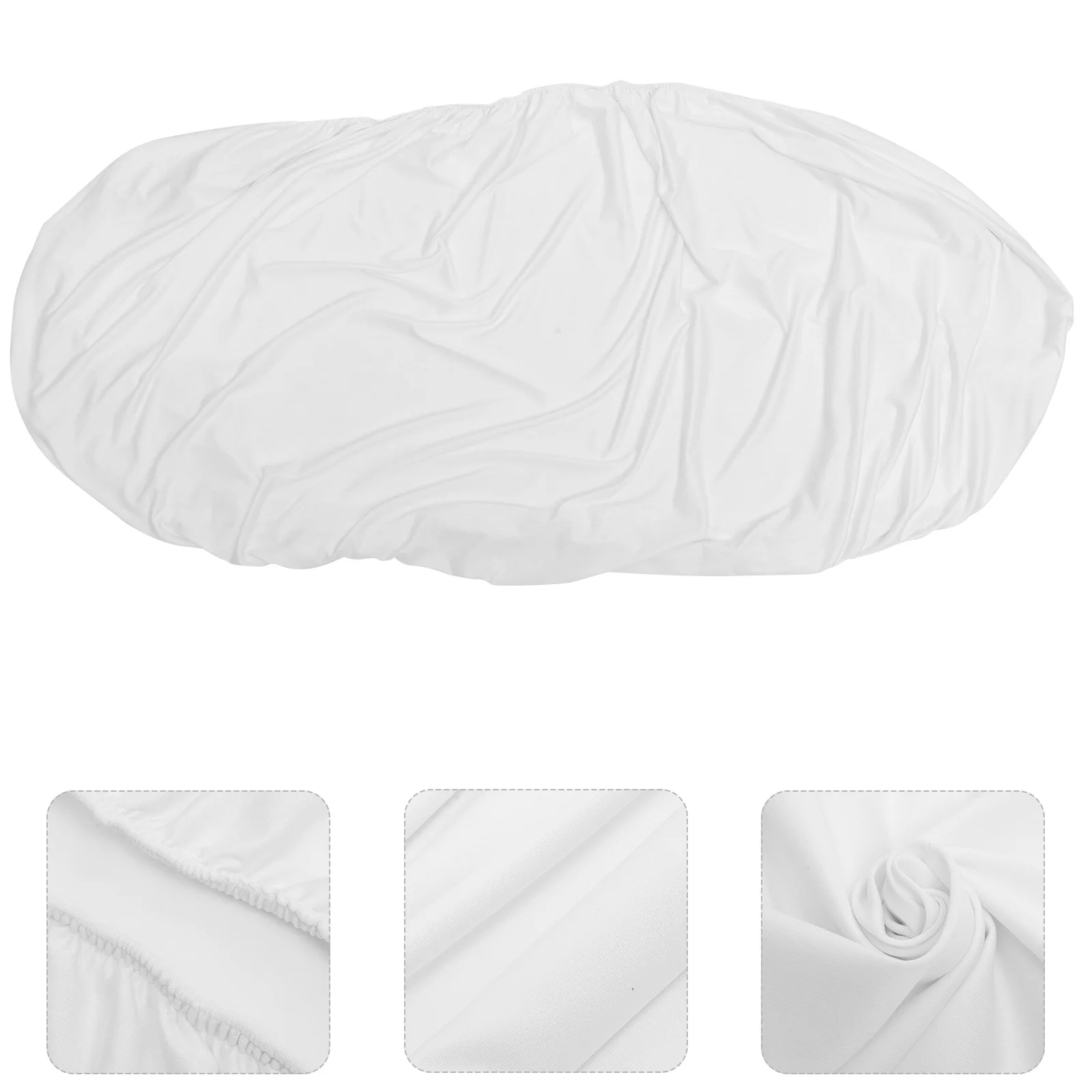 

Stretch Tablecloth WhiteDecorative Cloth for Home Party Dining Table Table Cloth For Home Elastic Cover Fits