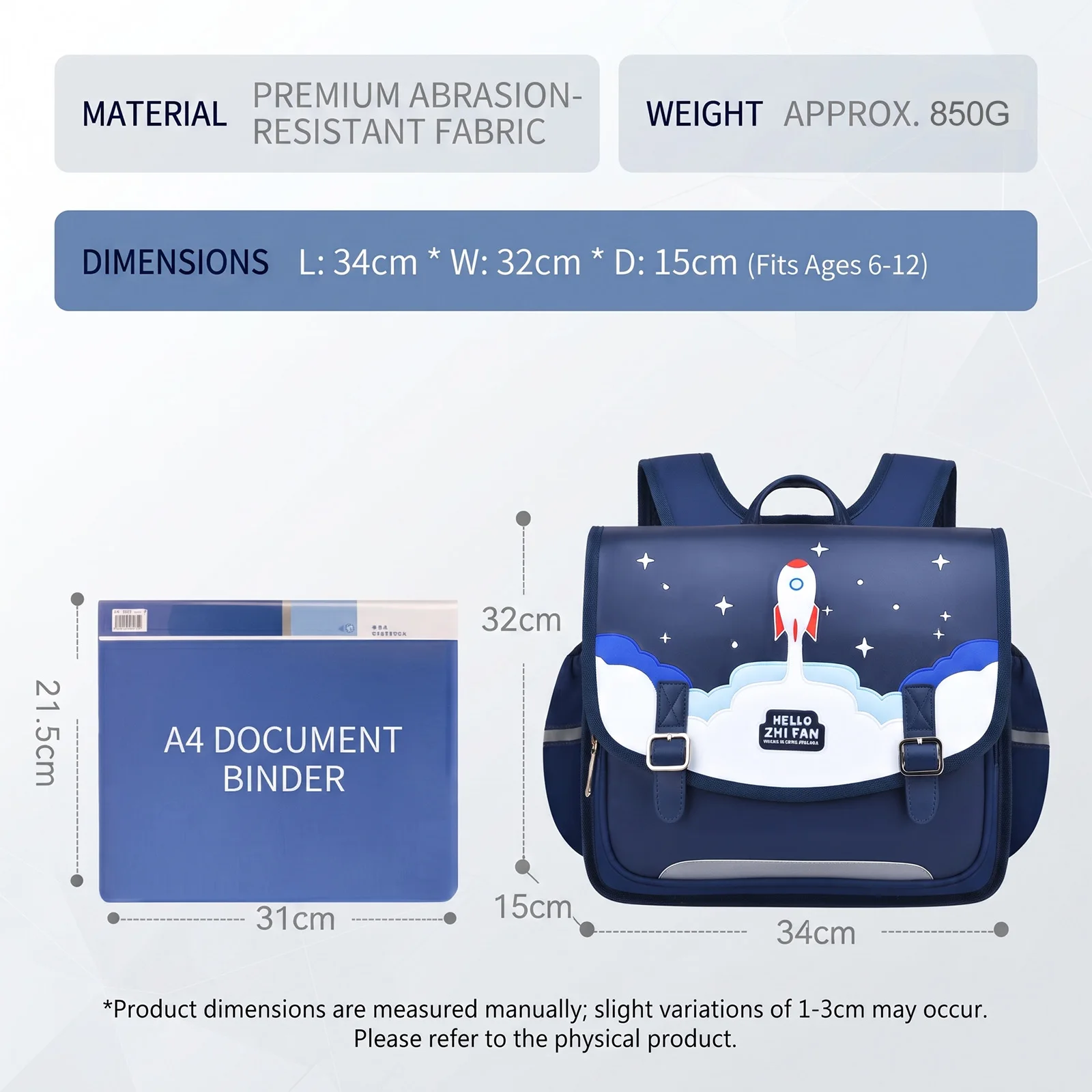 Horizontal Spine-Protecting Backpack for Girls Grades 1-4,Burden-Reducing School Bag,Ergonomic Children Bookbag,Back to School