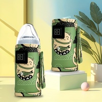 USB Charger Nursing Bottle Insulation Sleeve for Travel and On the Go, Water Milk Formula Heating Warmer Bag, Keep Liquid Warm