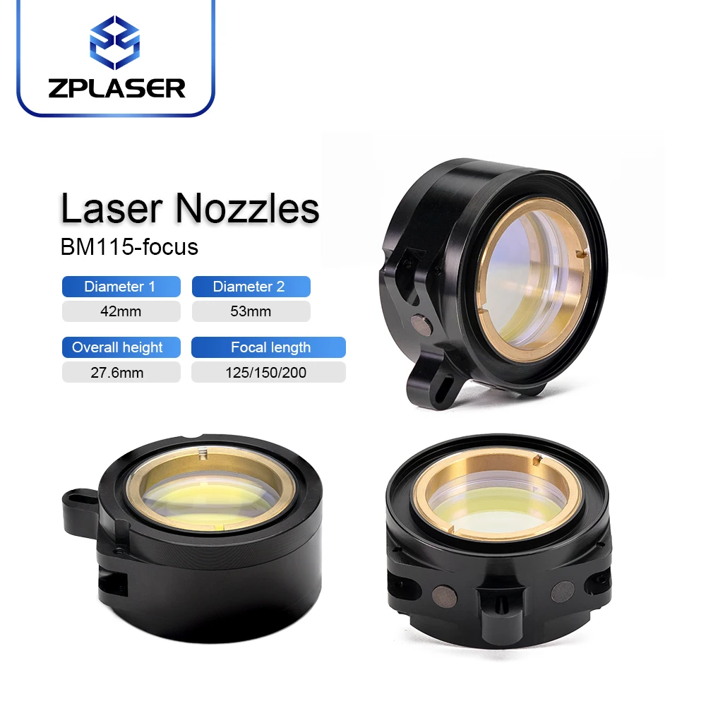 ผู้ขายทอง [คุณภาพสูง] ZPLASER เลเซอร์อุปกรณ์อะไหล่ D37-F125/150/200 โฟกัสโฟกัสและ Collimating Assembly เลนส์สําหรับ BM06K