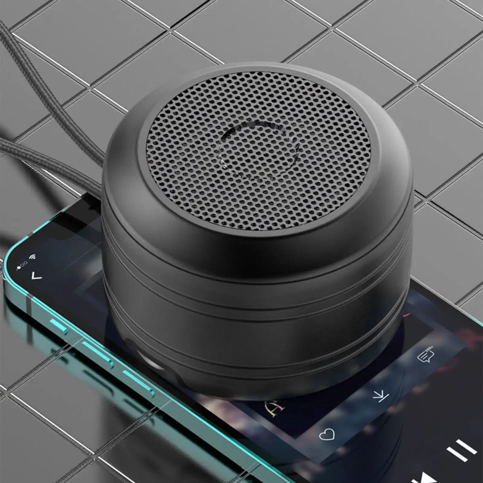

High Quality Mini Bluetooth Speaker Carry It with You or Hang It As A Fashion Accessory on Your Bag Used for Mountain Climbing