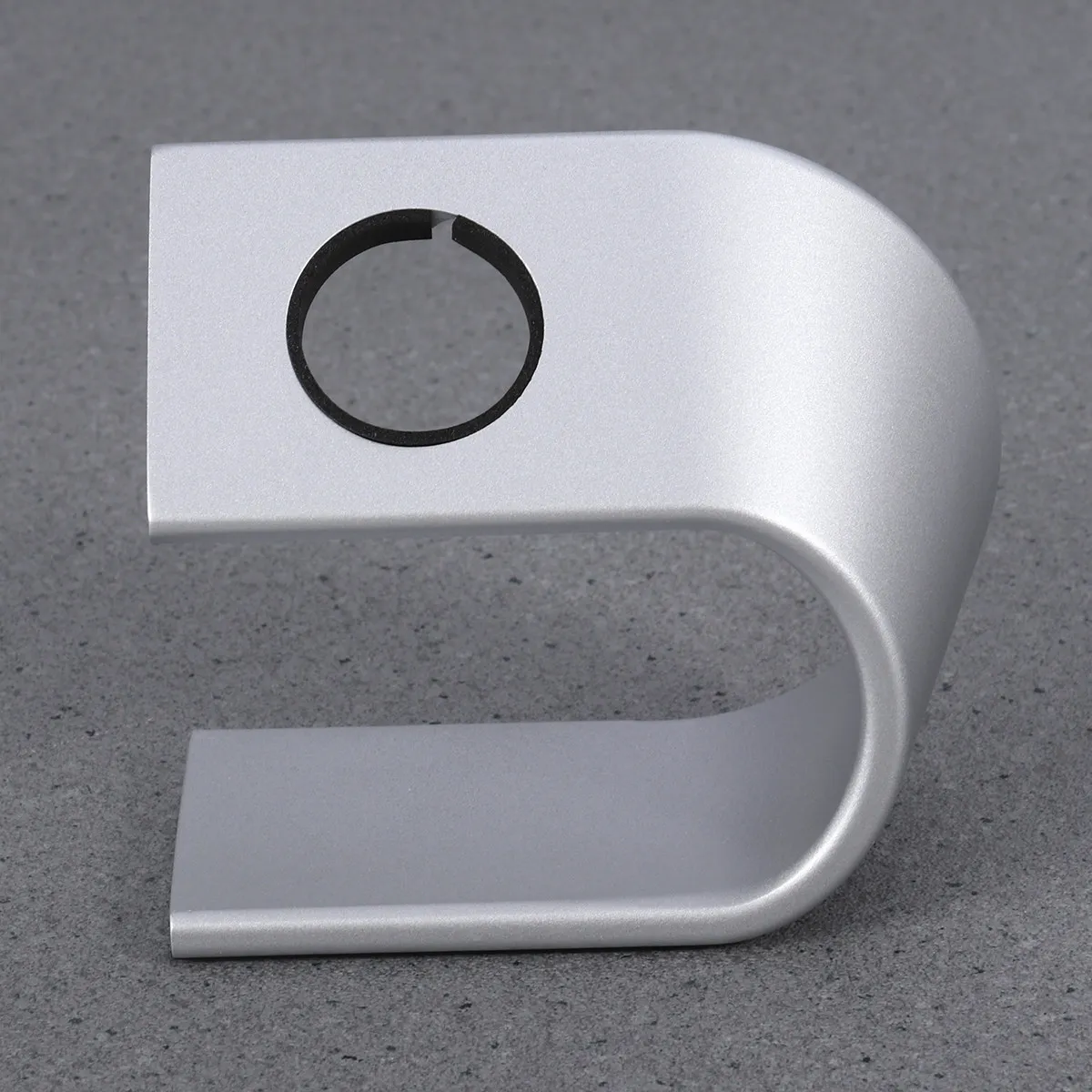 

Watch Stand Cradle Silver U Shaped Sturdy Solid Non Slip Base Charging Dock Station Holder Portable Viewing Angle Watch Cradle