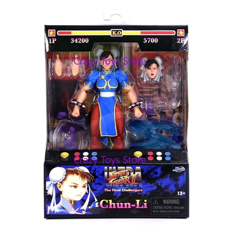 

В наличии: Коллекционная фигурка Jada Toys 1/12, классическая уличная игра, женский воин Чун-Ли, синий, красный, розовый, полный комплект, 6 дюймов, модель, подарок