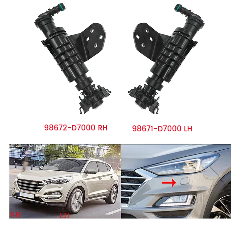 Front Headlight Washer Sprayer Nozzle Actuator for Hyundai Tucson 2016-2020 98671-D7000