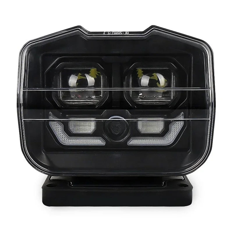 Wide voltage 360 degree rotating led car ship courtyard suitable for remote control search and rescue search