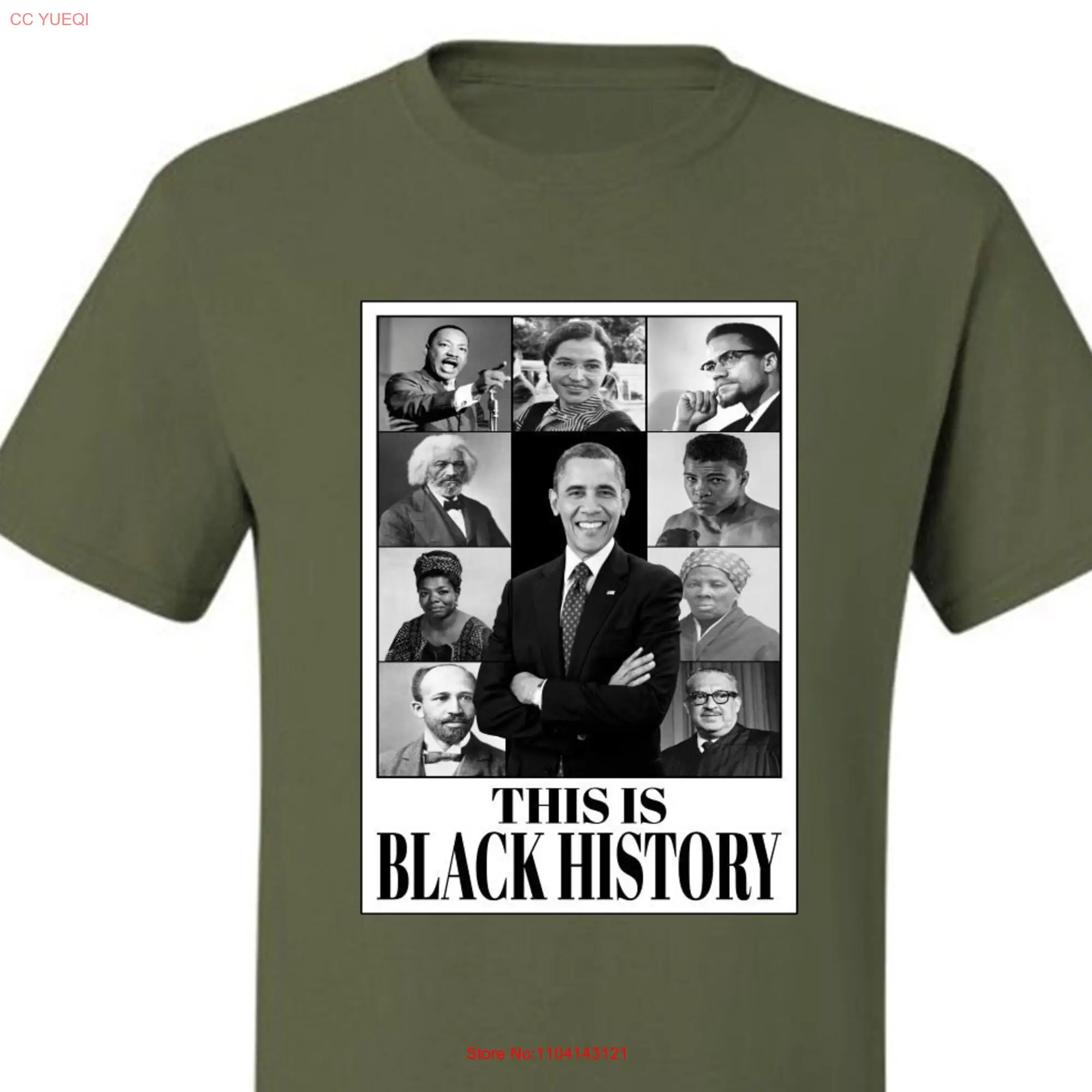 This Is Black History African American Historical Leaders Month Pride Men's T Shirt long or short sleeves