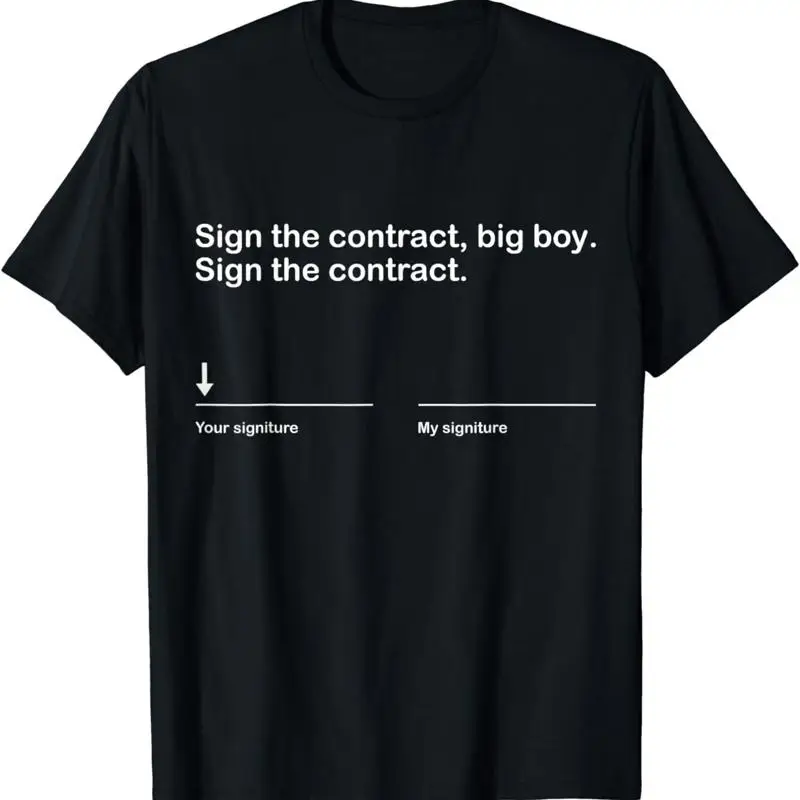 Sign The Contract Big Boy Event 2024 T Shirt