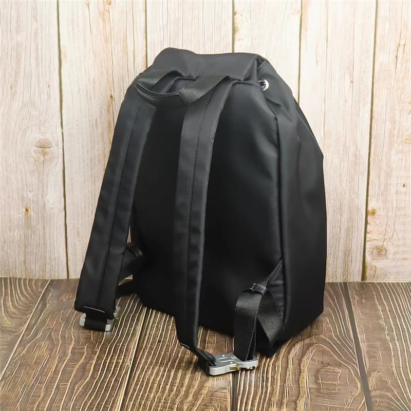 Black 1017 ALYX 9SM Backpacks Tank Bags Men Women High Quality Nylon Cover Drawcord Wrapping Alyx Bag Adjustable