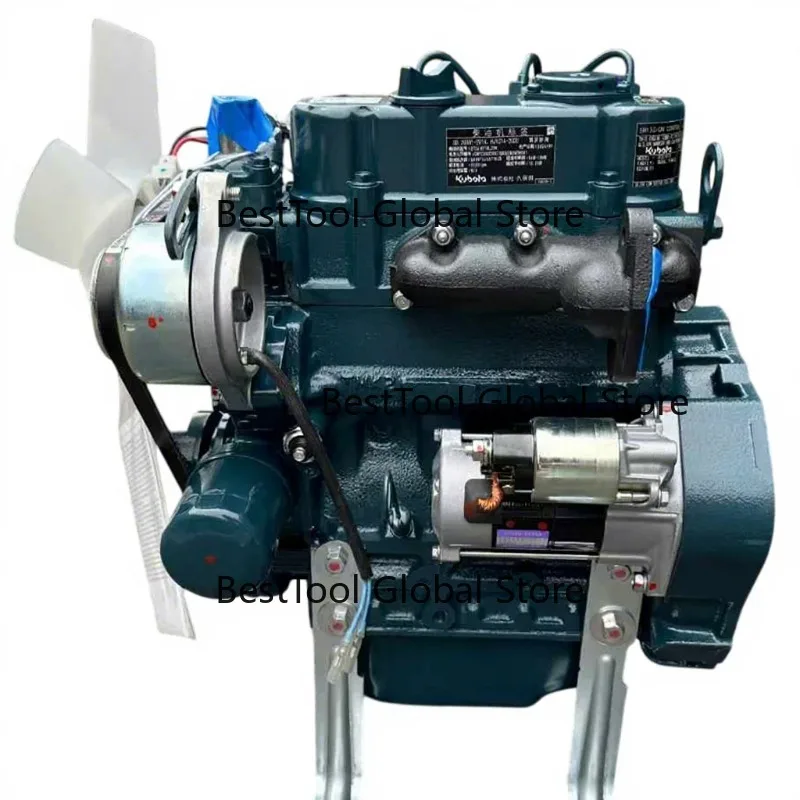 Kubota Diesel Engine Assembly D722 D902 D1005 V1505T V2203 V2403 V2607 V3307 V3800 for Tractor Excavator