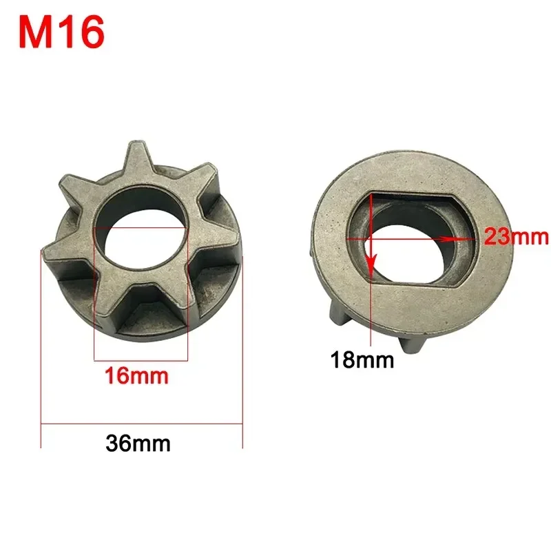 1PCS Tandwiel Kettingzaag Gear Haakse Slijper Vervanging Gear Beugel M10 M16 Herramientas Boor Set Parafusadeira