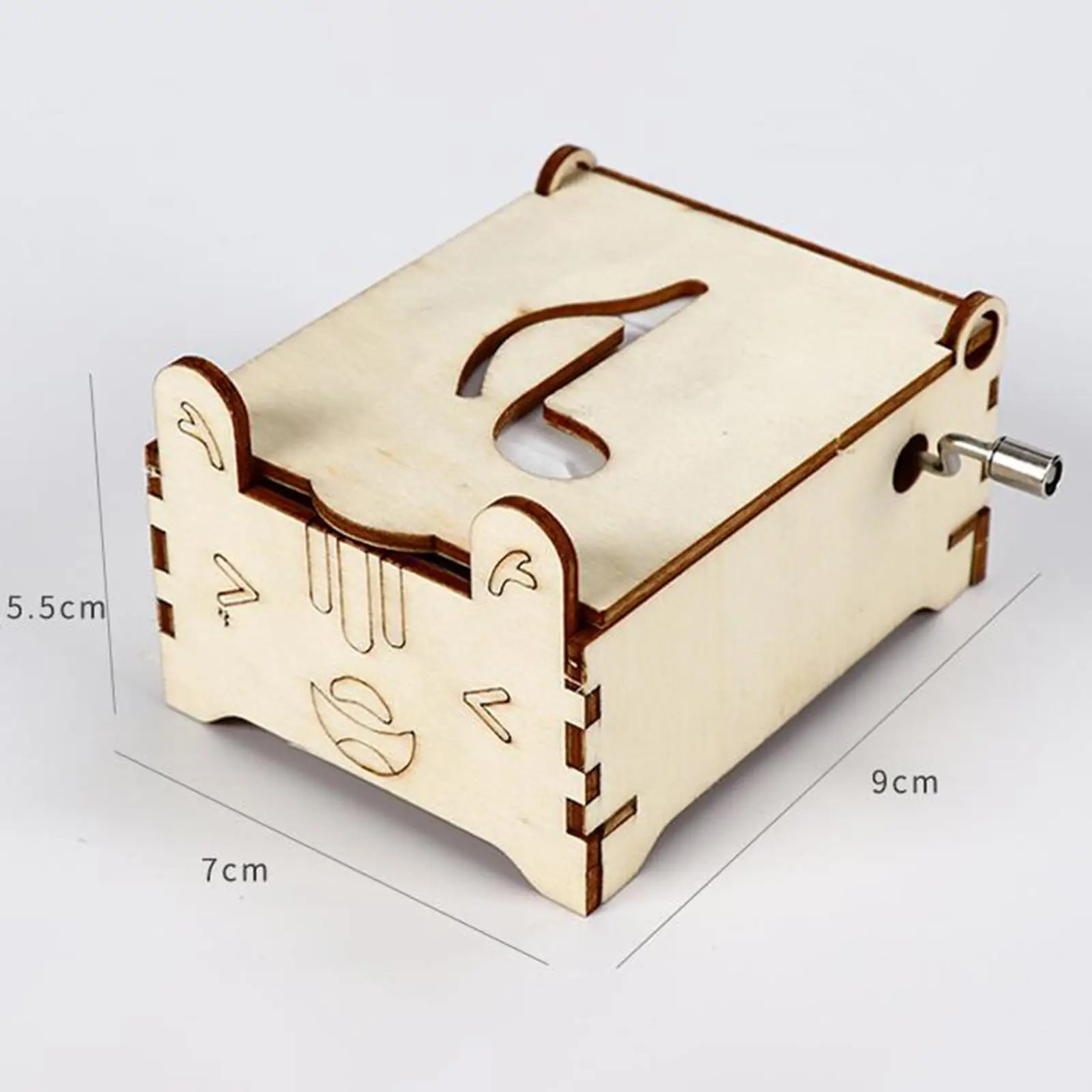 Wooden Music Box Material Kit Science Experiment Assembling Toy for Children Fine Motor Skills Gift