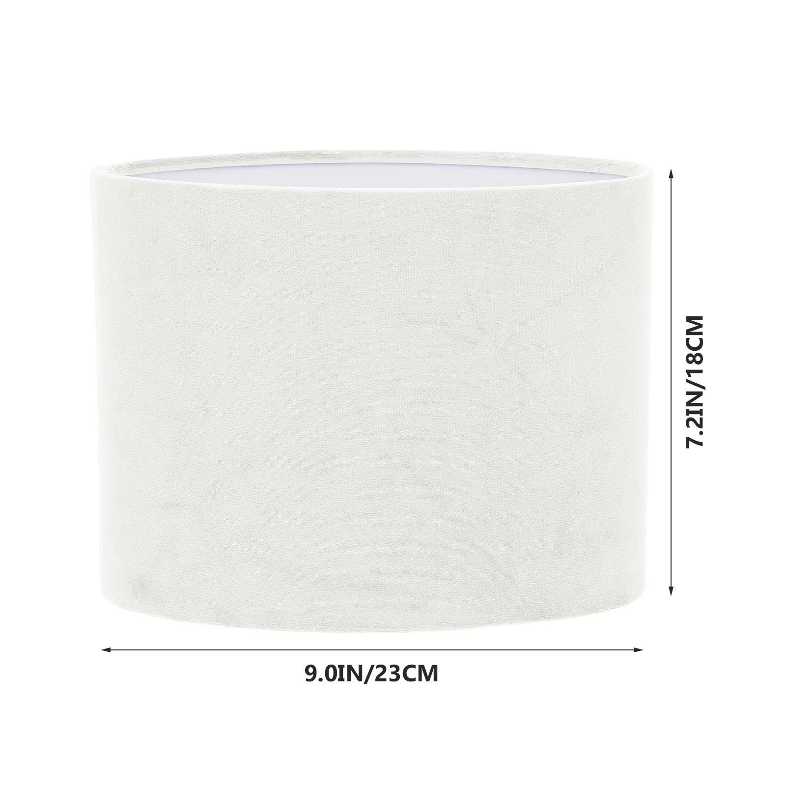 

1Pcs Oval Lampshade Decorative Cloth Craft Lamp Cover Table Light Cover Accessory Bedroom Desk Lamp Warm Light Diffuser