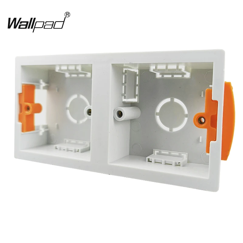 2 Gang Dry Lining Box For Gypsum Board Plasterboard Drywall 35mm Depth 172*86mm Wall Switch Box Wall Socket Cassette