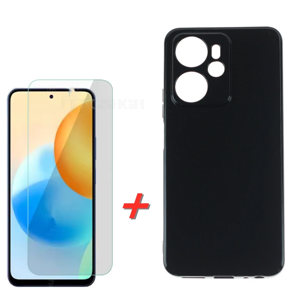 Protective Glass For Blackview Oscal Tiger 13 6.67" Case Silicone Clear Cover On For OscalTiger13 Tiger13 empered Glass
