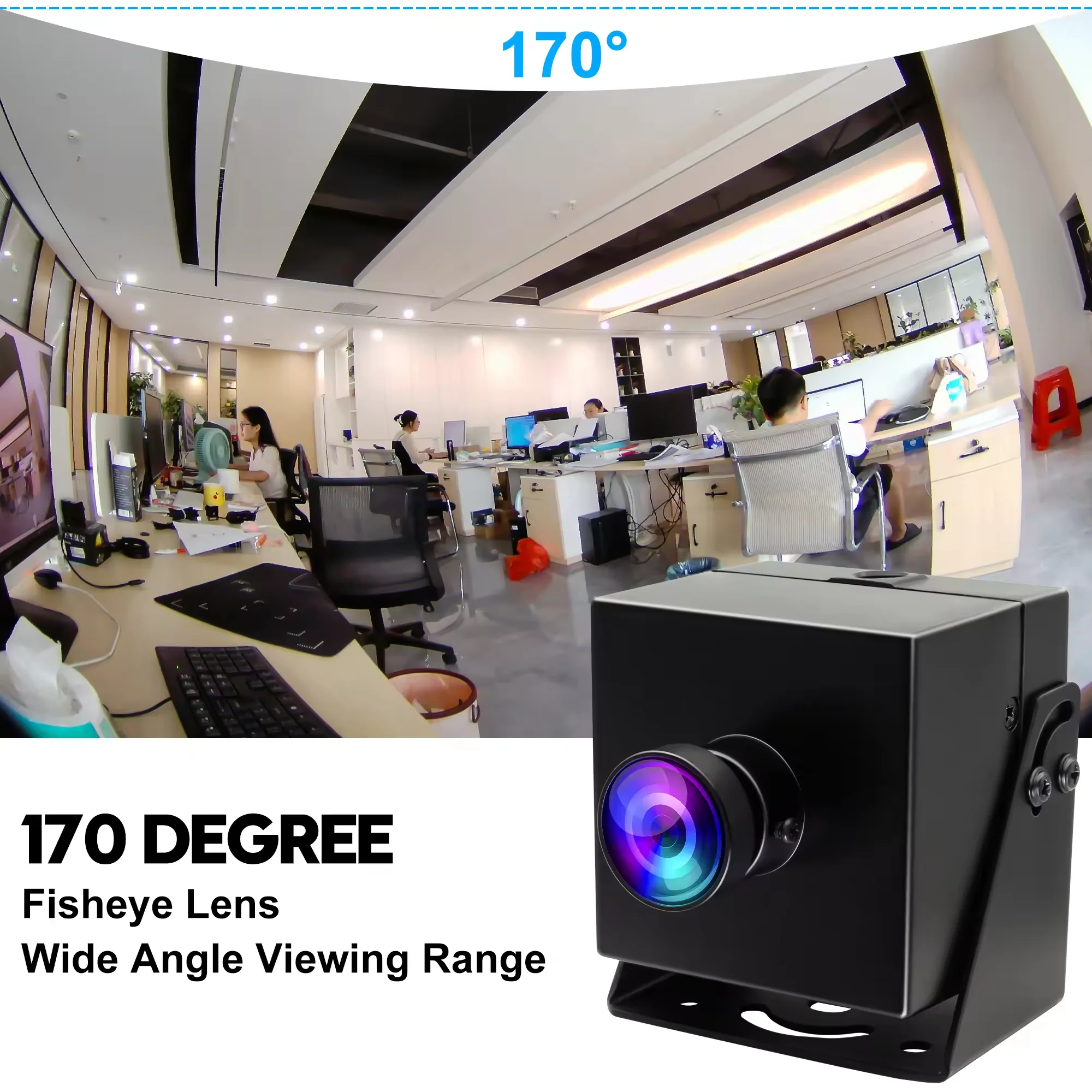 Cámara USB ELP 12MP IMX577 cámara web gran angular de 170 grados 4K 30fps 1080P 120fps cámara de vídeo UVC de alta velocidad para Windows Linux Mac